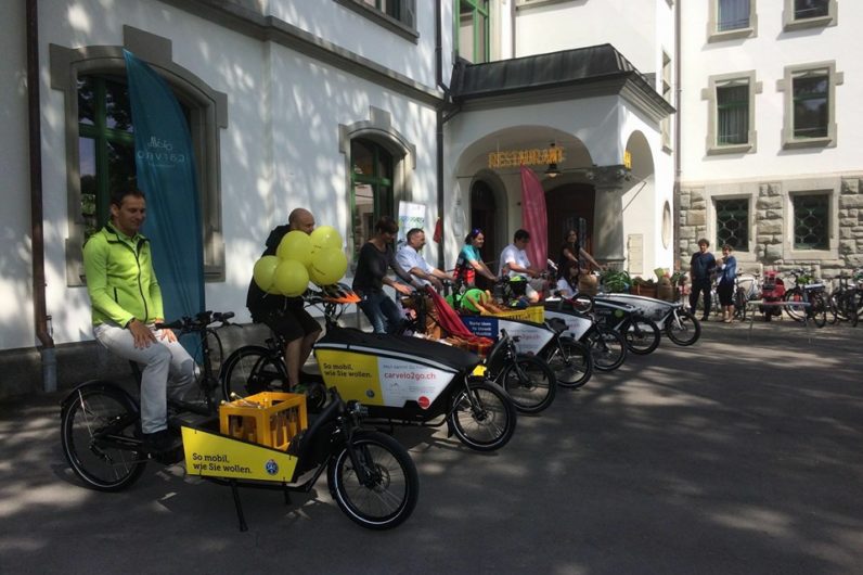 eCargo-Bikes in St. Gallen